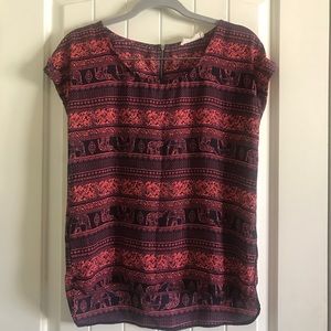 Pink Rose Elephant Blouse